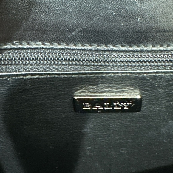 Bally Vintage Italian Leather Top-Handle & Crossbody Bag — Made in Italy - Picture 11 of 14